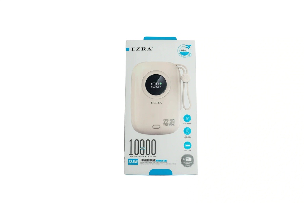 Powerbank with built-in cable