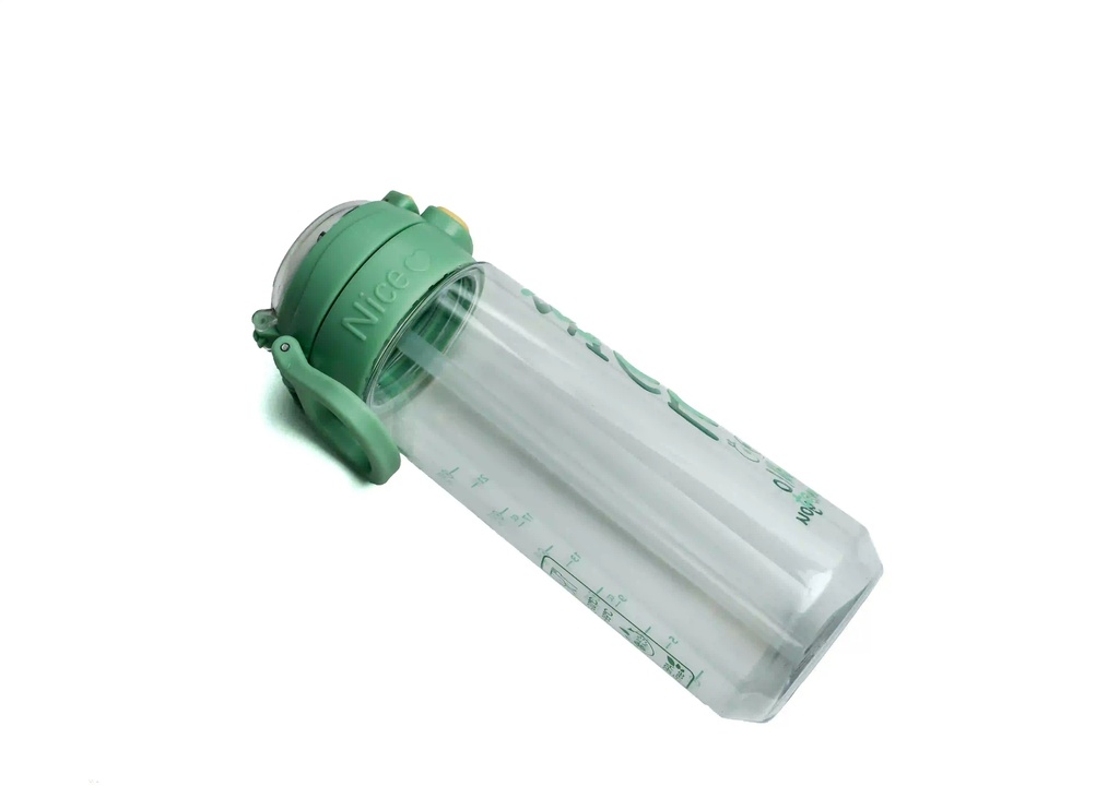 Bottle with straw