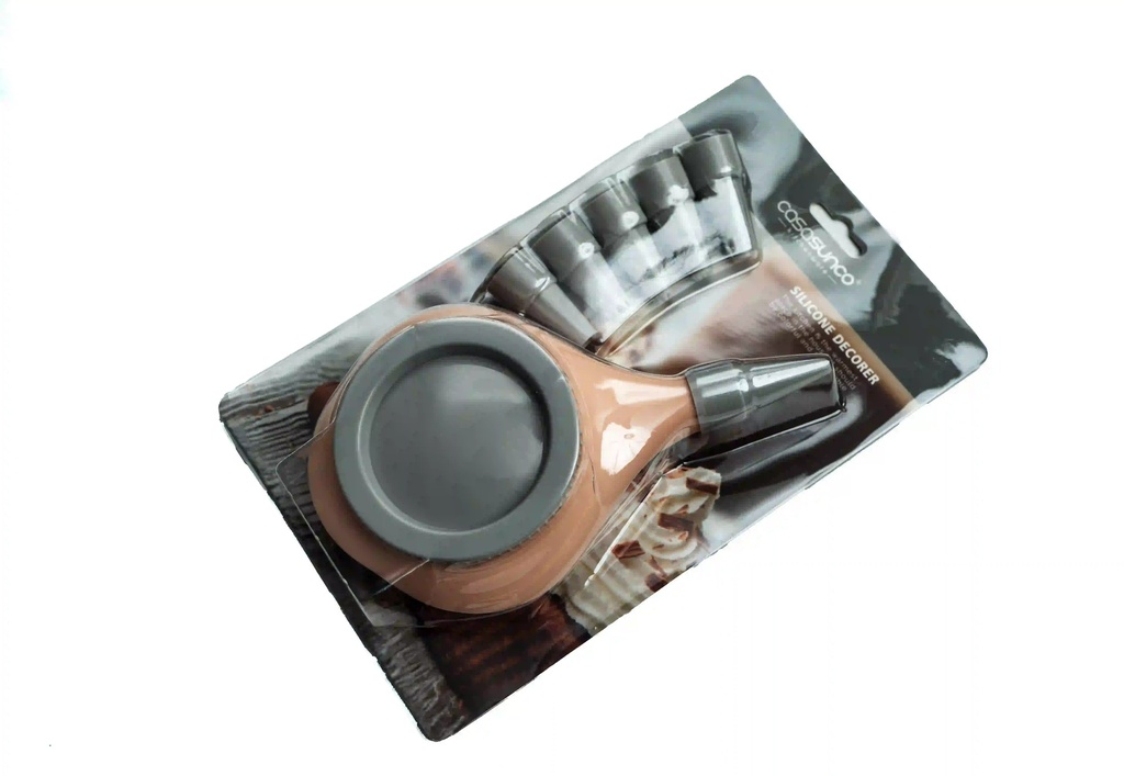 Decorating silicone nozzle