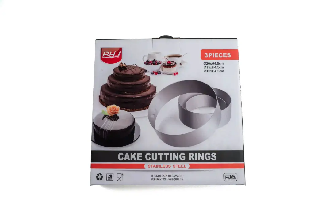 Vòng khuôn sắt làm bánh 3pcs- A9670