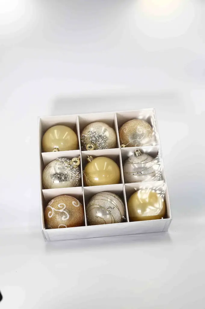 Quả châu Giáng sinh A1316-hộp 9 cái