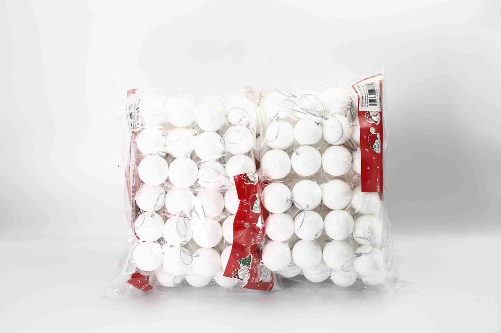 Christmas balls 8cmx12ks A10778