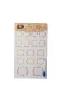 Sticker adhesive for bottles and jars A11568