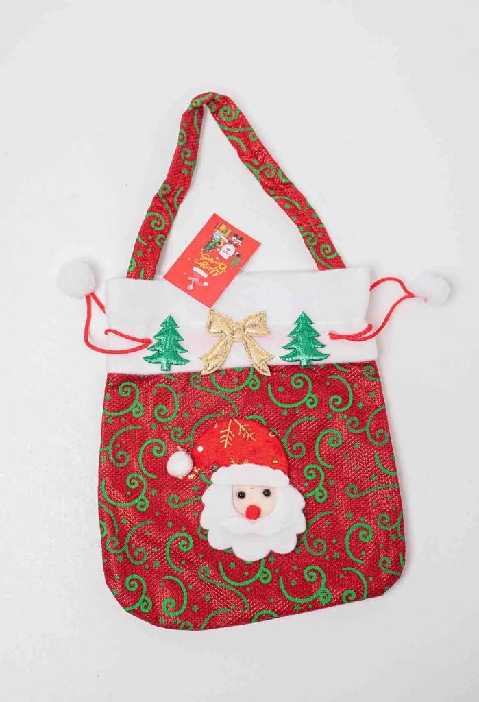 Fabric Christmas Gift Bag A6290