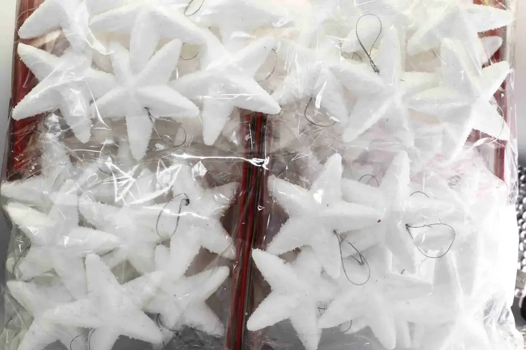 Star decoration 6 pcs A10586