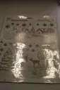 Christmas window sticker A10694