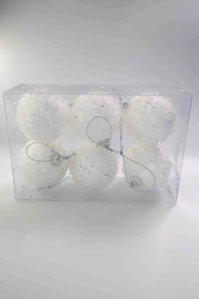 Bóng trang trí Giáng sinh - 6 cái - 6cm A7005