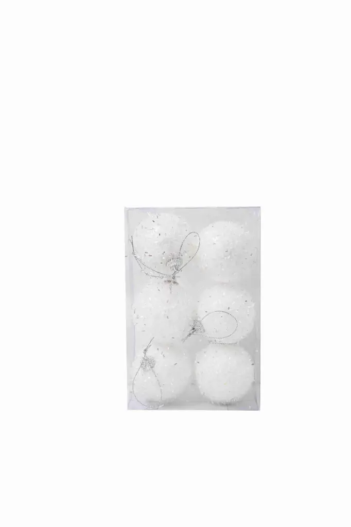 Christmas Balls - 6 pcs - 6cm A7005
