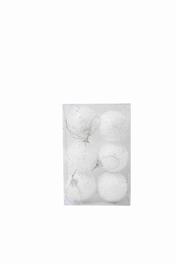 Christmas Balls - 6 pcs - 6cm A7005