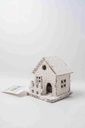 Glowing Christmas House A1484