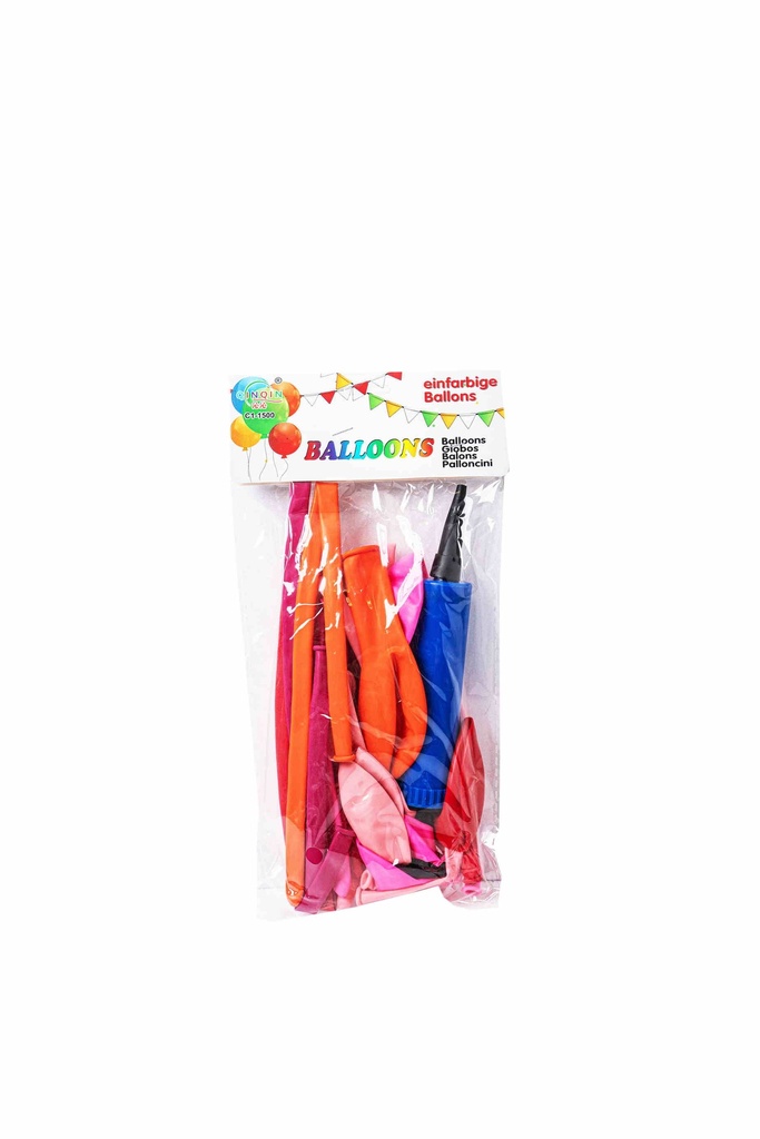 Balloons with pump A11757