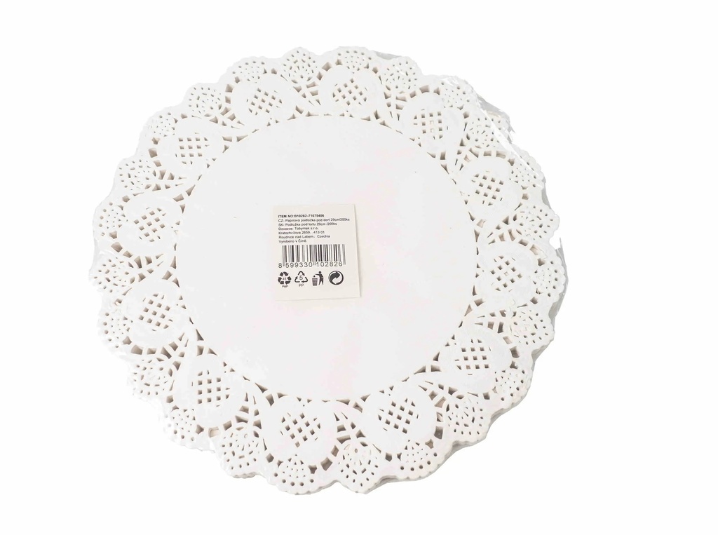 Paper Cake Board 29cm x 200ks B10282