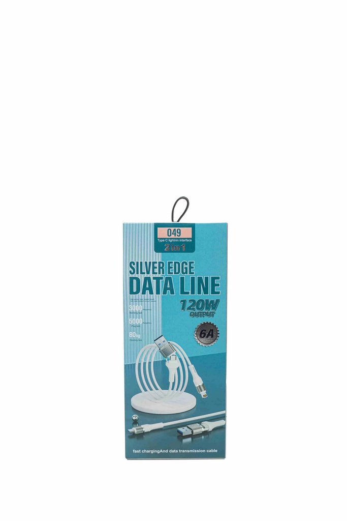 Cáp dữ liệu 2 trong 1 type C