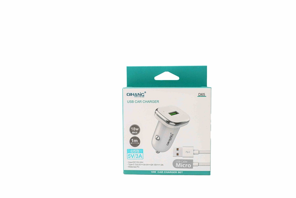 Nabíječka do auta s konektory mícro usb kabel A2842