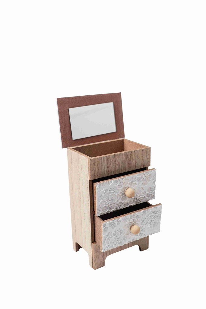 Wooden jewelry box A8603