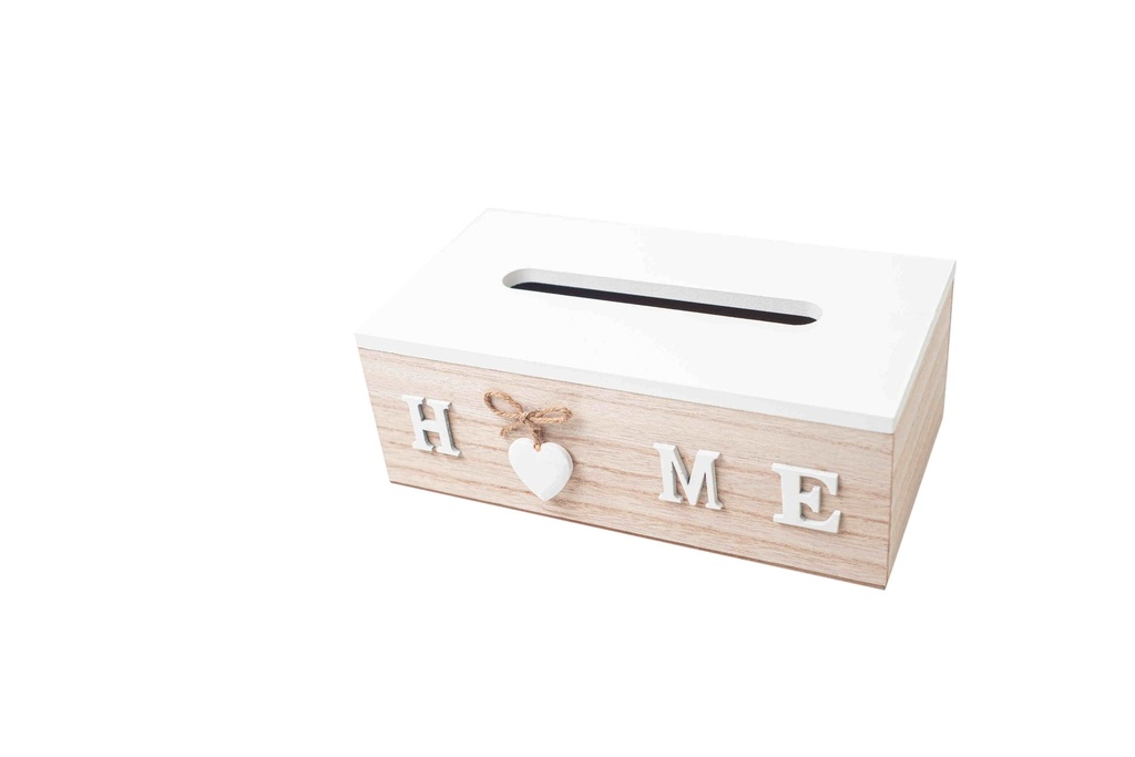 Wooden tissue box A8558