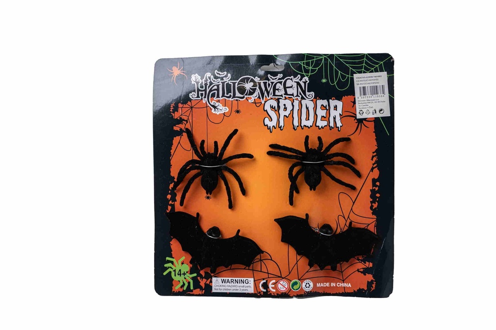 Halloween Decorative Spider Set 11028