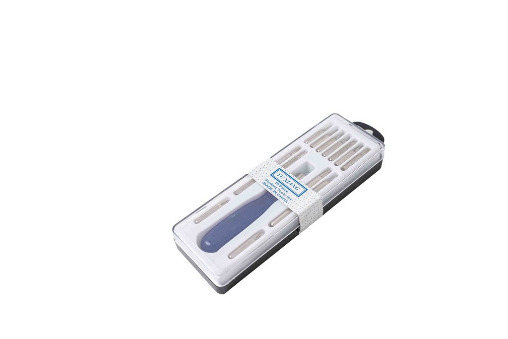 White screwdriver set B7116