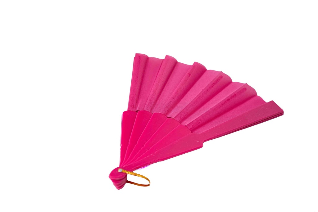 Hand-held fan A16110 ((Pack of 12 pieces, mixed colors)