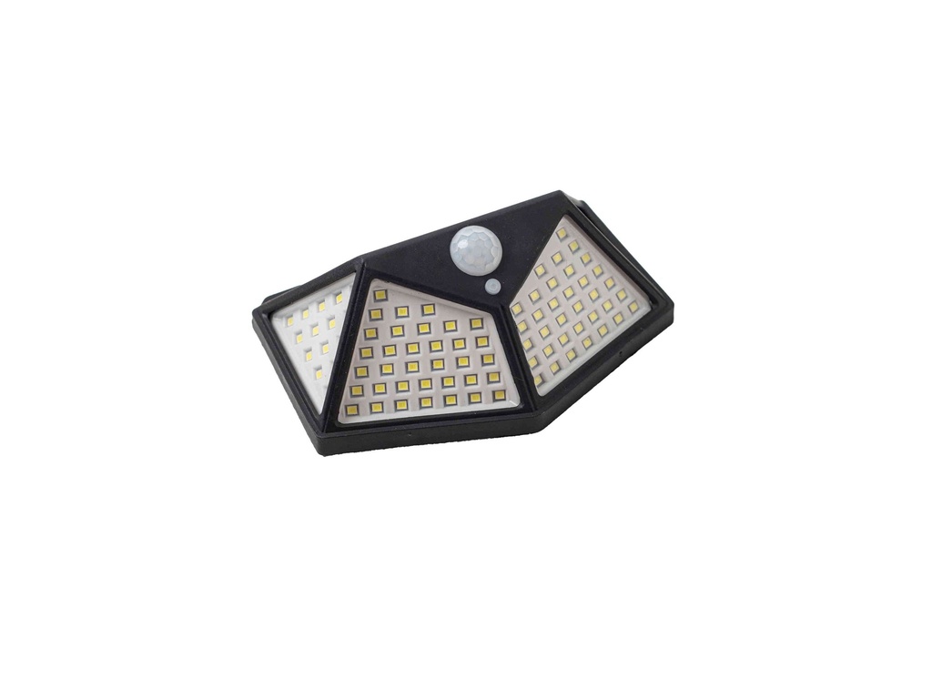 Solar interactive wall light