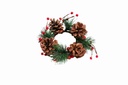 Christmas Wreath 8cm A17007 (pack of 12)