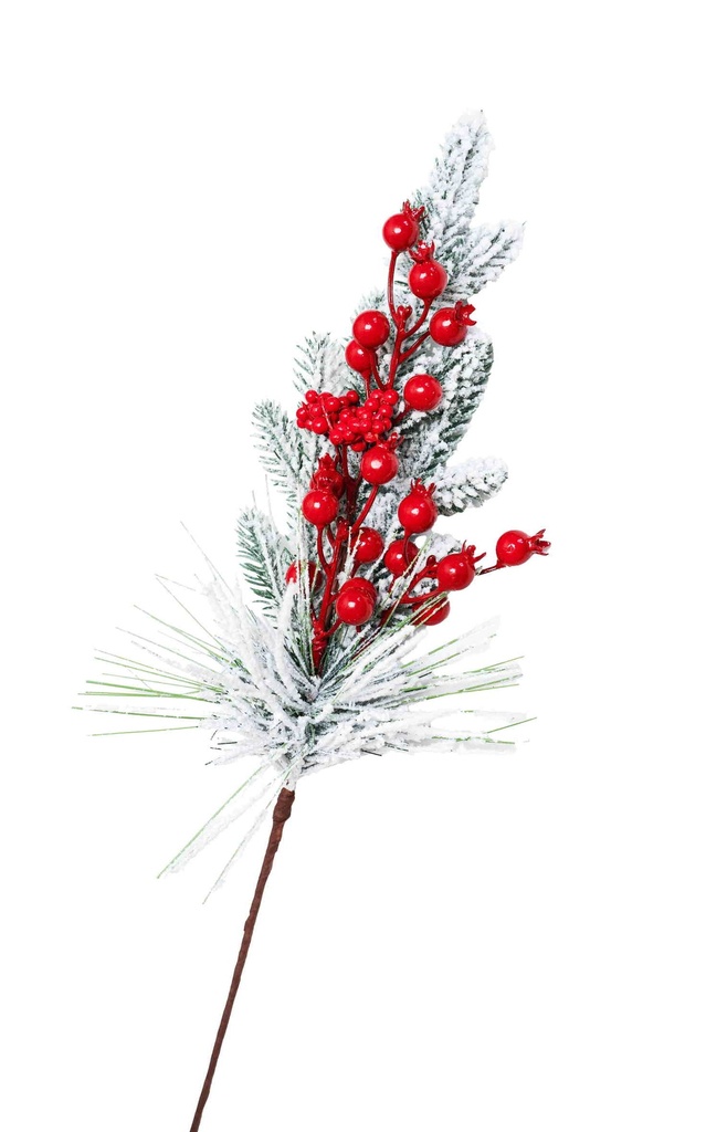 Vánoční kytky 60cm A2354