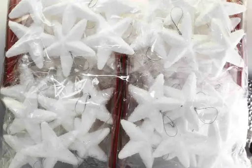 Star decoration 6 pcs A10586