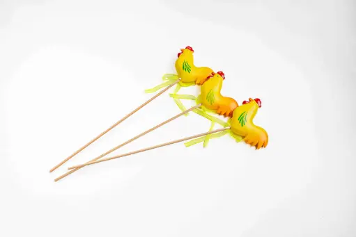 Bộ 6 que cắm hình gà mái - A8298