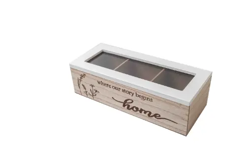 Wooden Tea Box A8567