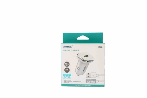 Nabíječka do auta s konektory mícro usb kabel A2842