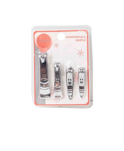 Set of 4 Nail Clippers - A11459