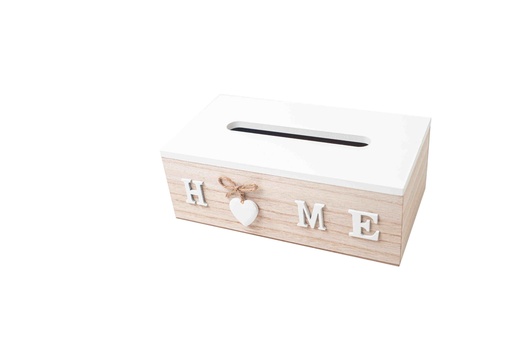 Wooden tissue box A8558