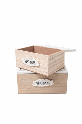 Wooden box A8570-2pcs