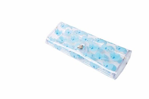 Glasses case transparent with picture A11647